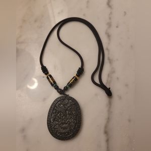 Black jade necklaces